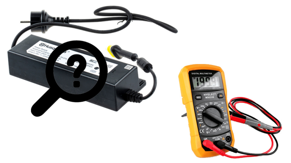 Felsöka Automower transformator med multimeter