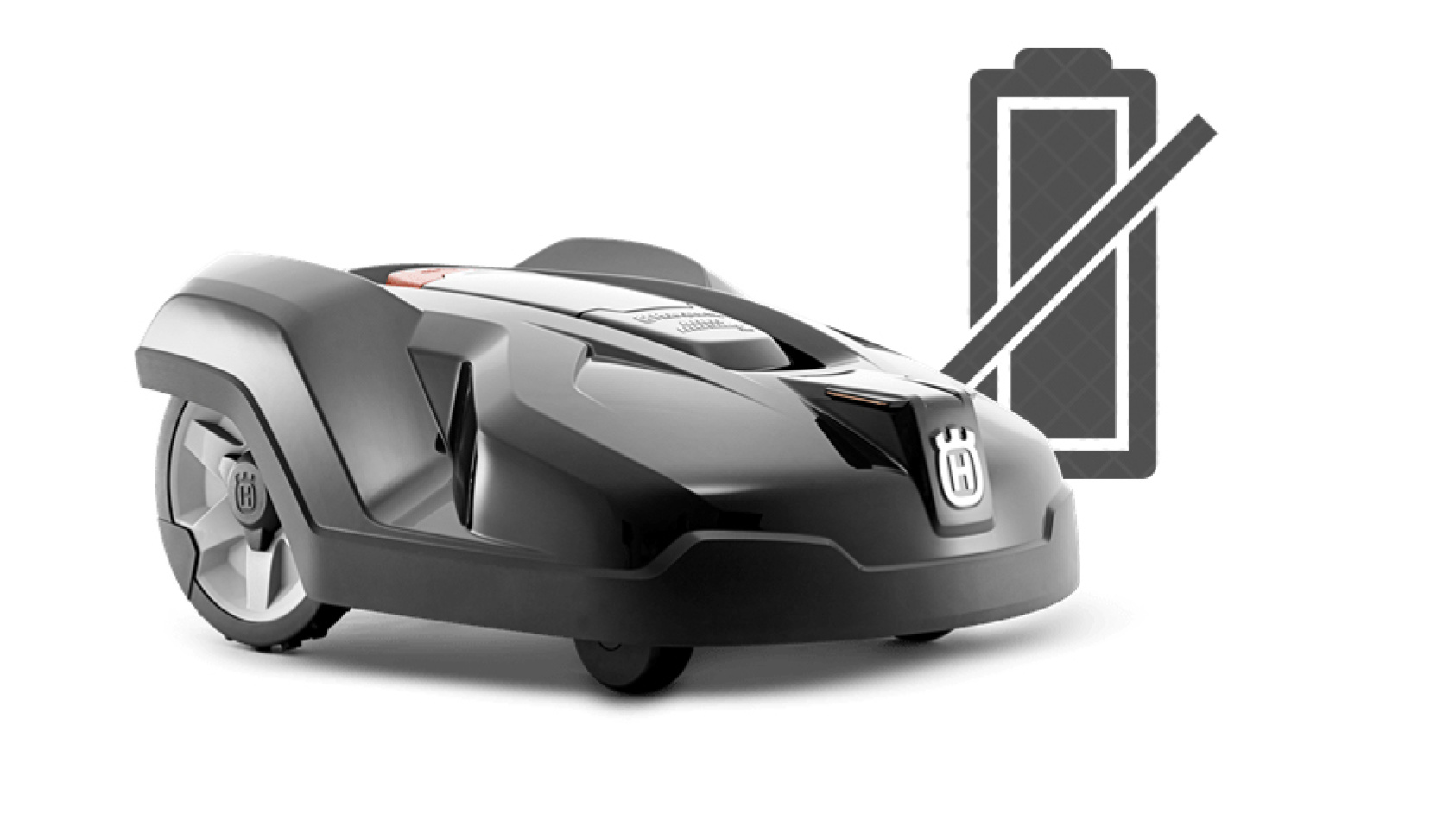 Husqvarna Automower® felmeddelande 'Tomt batteri'