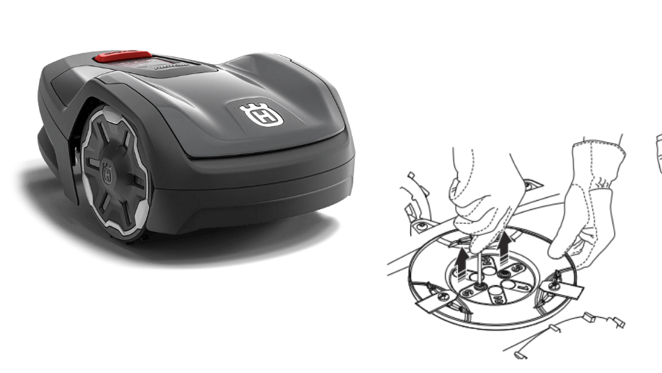 Justera klipphöjden för Automower® Aspire R4