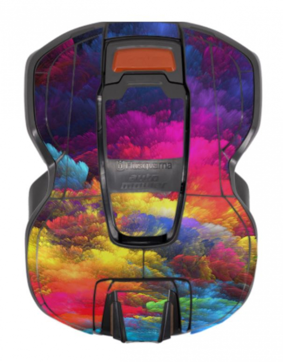 Dekalset Automower 305 - 2020> Färg explosion i gruppen Tillbehör Robotgräsklippare / Kaross / Styling hos GPLSHOP (305-20-123917269)