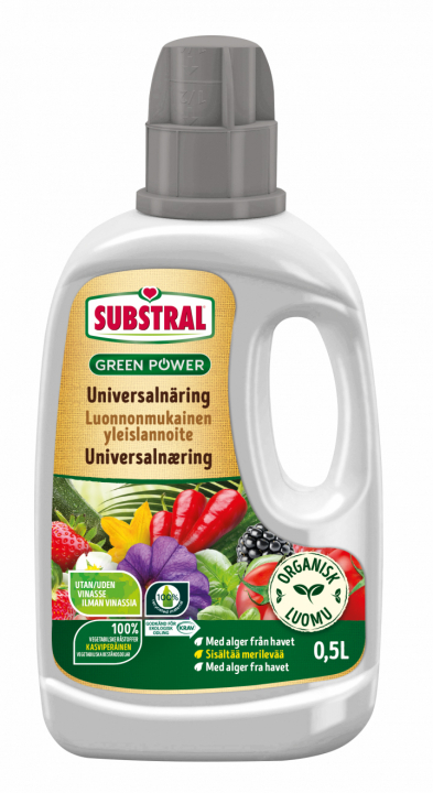 Substral Organisk Universalnäring 500ml i gruppen Husqvarna Skog och Trädgårdsprodukter / Gräsfrö och gödsel / Odling hos GPLSHOP (41953)