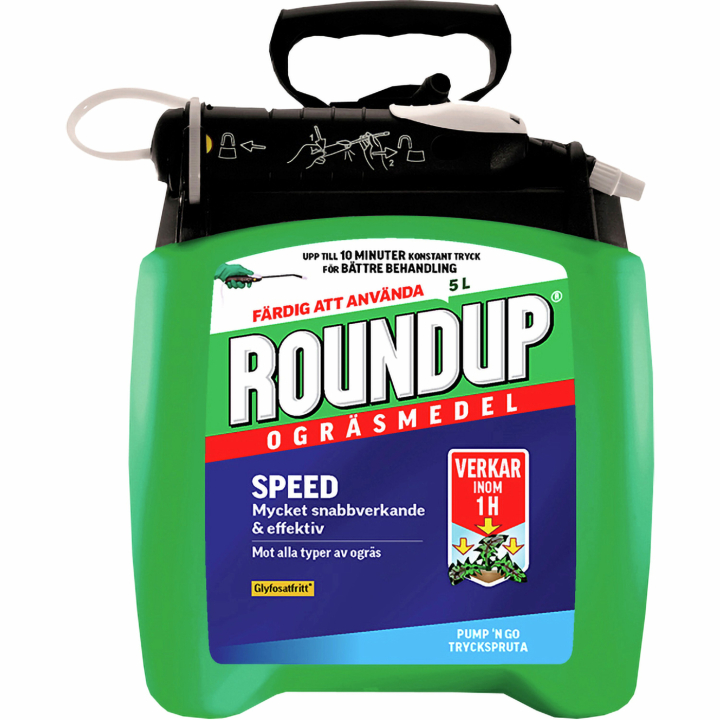 Roundup Pump'n Go ogräsmedel 5L i gruppen Husqvarna Skog och Trädgårdsprodukter / Gräsfrö och gödsel / Odling hos GPLSHOP (42164)