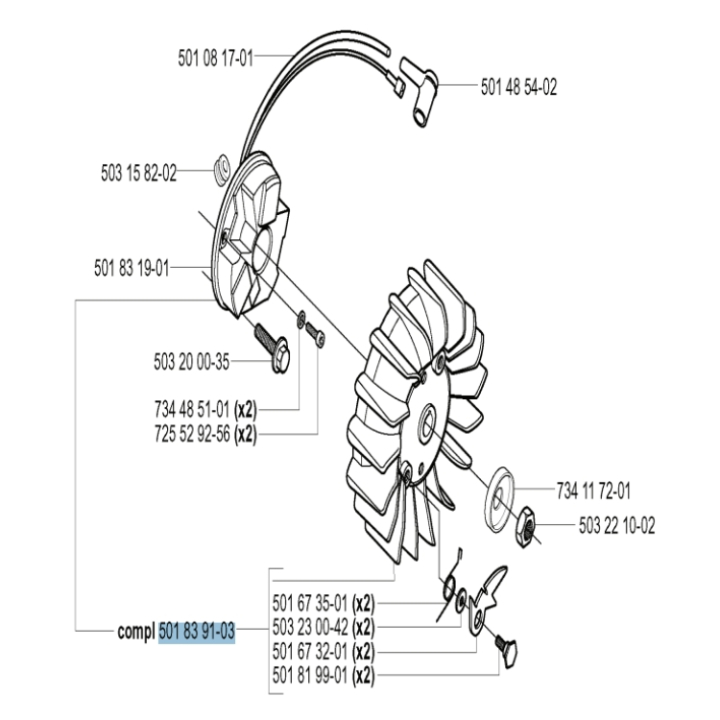 Tändsystem Kpl i gruppen  hos GPLSHOP (5018391-03)