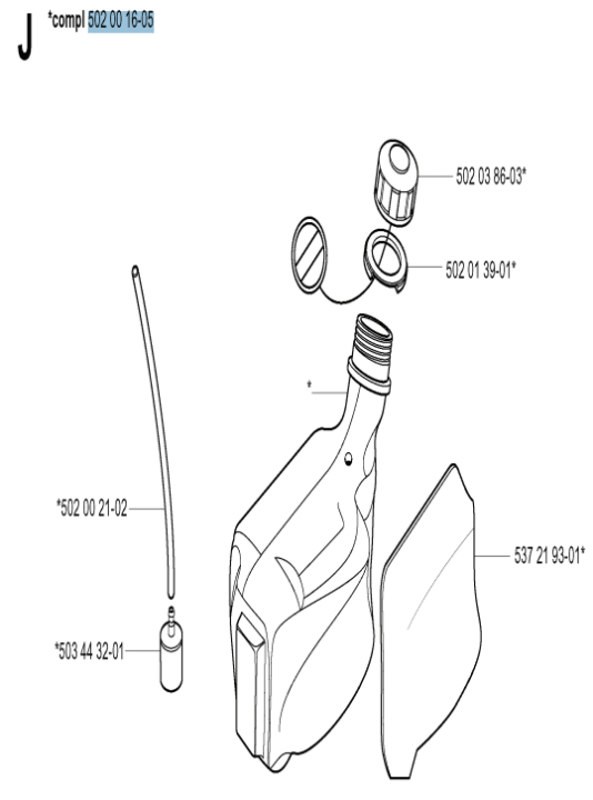 Bränsletank i gruppen  hos GPLSHOP (5020016-05)