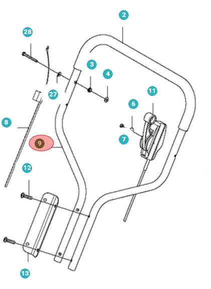 Handtag Kpl i gruppen  hos GPLSHOP (5029064-03)
