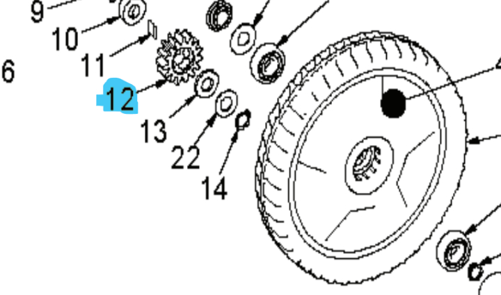 Drivkugghjul Vx Brilliant i gruppen hos GPLSHOP (5033270-01)