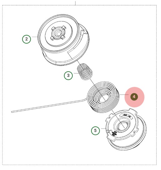 Trimmer Lina Tyst 2,0 i gruppen Reservdelar 136LiL hos GPLSHOP (5039795-01)