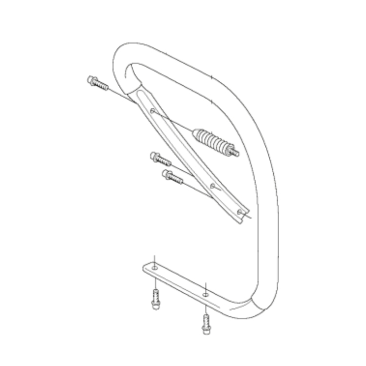 Handtag Främre Kpl 5039866-02 i gruppen  hos GPLSHOP (5039866-02)