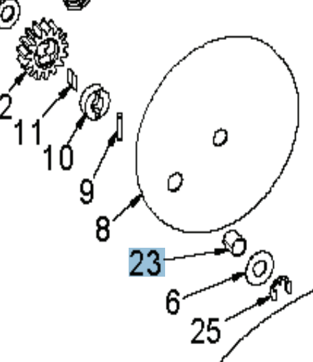 Glidlager Pm 1215 Dx i gruppen  hos GPLSHOP (5044596-01)