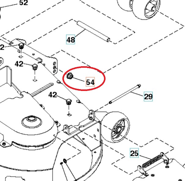 Nut 1/2-13 Hex Flange Nylok Cl i gruppen  hos GPLSHOP (5219911-02)