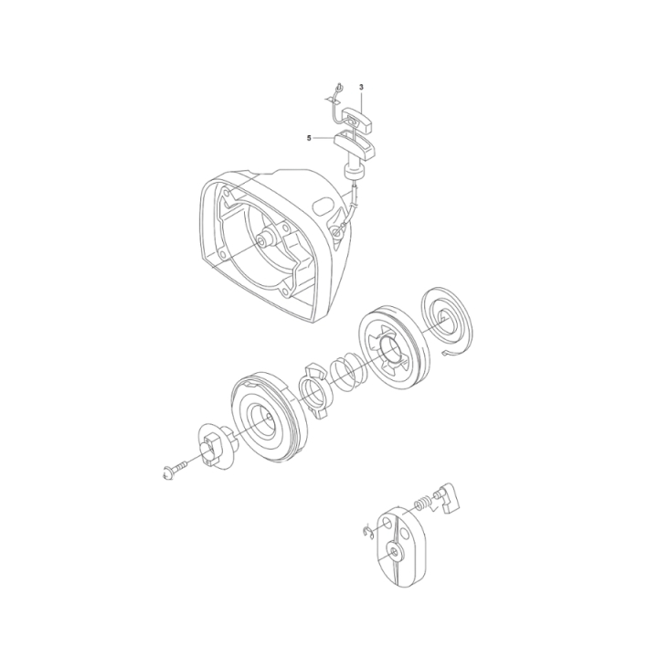 Recoil Starter Ass Y i gruppen  hos GPLSHOP (5231042-01)