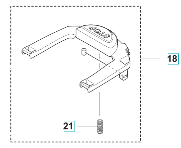 BUTTON ASSY i gruppen Reservdelar Robotgräsklippare / Reservdelar Gardena Sileno Minimo / Gardena Sileno Minimo - 2023 hos GPLSHOP (5293437-01)