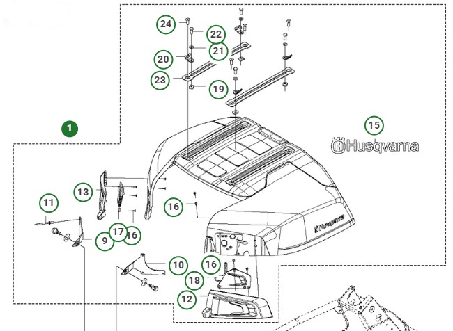 ENGINE HOOD ASSY WITH HINGES & i gruppen  hos GPLSHOP (5293548-07)