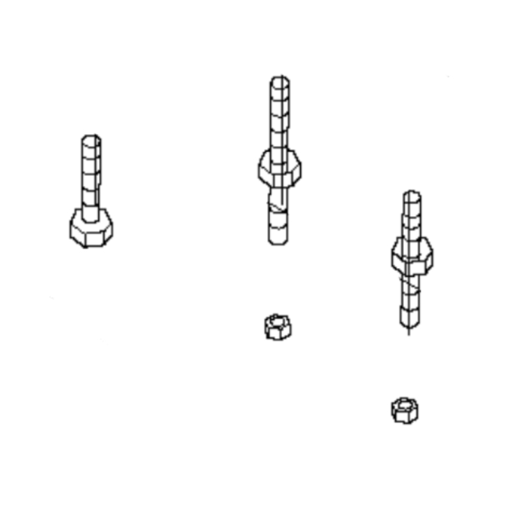 INSTALLATION KIT BOLTS AND NUT i gruppen hos GPLSHOP (5295948-01)