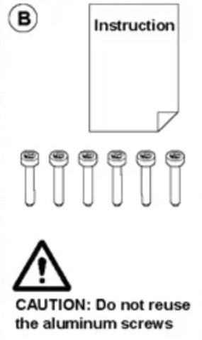 Screw Kit Aluminum 6 Pcs 5298672-01 i gruppen  hos GPLSHOP (5298672-01)