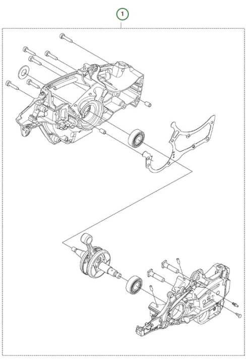 SHORT BLOCK 550XP/XPGII TB HQW i gruppen  hos GPLSHOP (5311145-10)