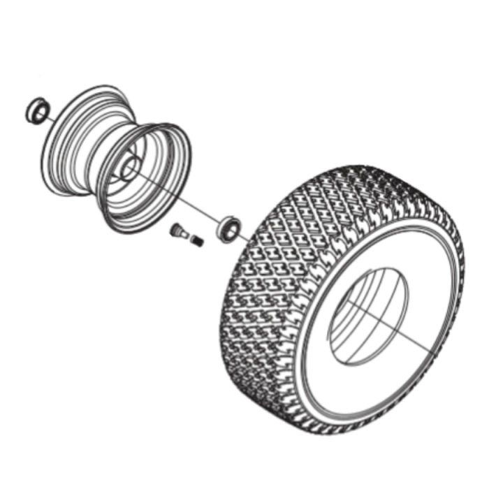 Hjulkit TS 112, TS 114, TC 215T, TC 220T, TS 112, TS 114, TS 215T, TS 217T i gruppen TS modeller hos GPLSHOP (5311479-41)
