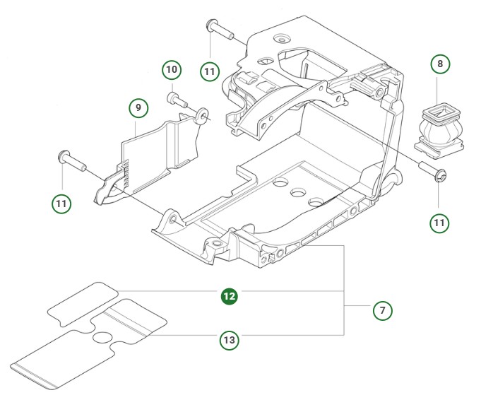 Heat Deflector Cylinder Cover i gruppen hos GPLSHOP (5314099-01)