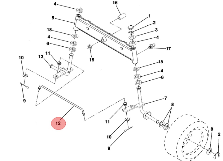 Stag i gruppen Reservdelar Jonsered LTH 15 hos GPLSHOP (5321927-57)