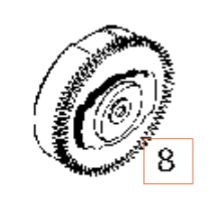 Manual Start Flywheel Assy i gruppen  hos GPLSHOP (5324292-36)