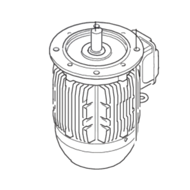 Motor blast 7,5KW weg IE3 i gruppen Reservdelar Damm- & Slamutrustning hos GPLSHOP (5340536-02)