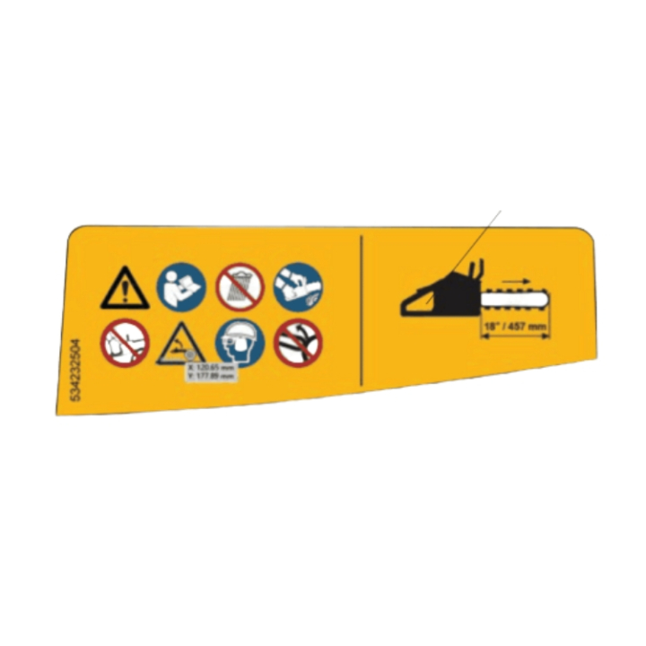 Etikett Warning 18 Bar i gruppen hos GPLSHOP (5342325-04)