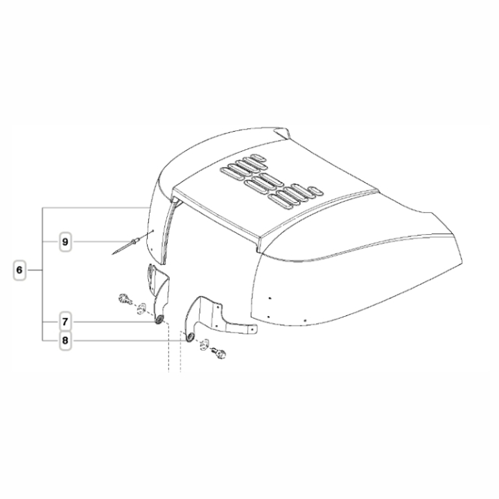 Motorhuv i gruppen  hos GPLSHOP (5354190-06)