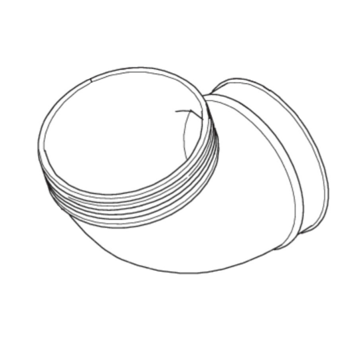 ELBOW SLIP ON D130-D130 HUSQVA i gruppen hos GPLSHOP (5354719-01)