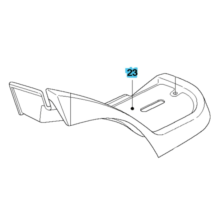 Fotmatta- Hö i gruppen Spare parts Husqvarna Rider 422 TS AWD hos GPLSHOP (5354747-02)