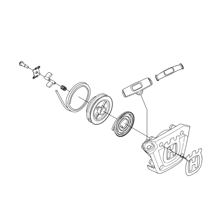 STARTER ASSY HUSQVARNA i gruppen hos GPLSHOP (5355122-01)