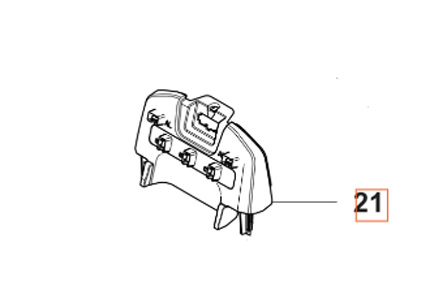 Kåpa kabelhållare Nera i gruppen Reservdelar Robotgräsklippare / Reservdelar Husqvarna Automower® 410XE Nera / Automower 410XE Nera - 2024 hos GPLSHOP (5356006-01)