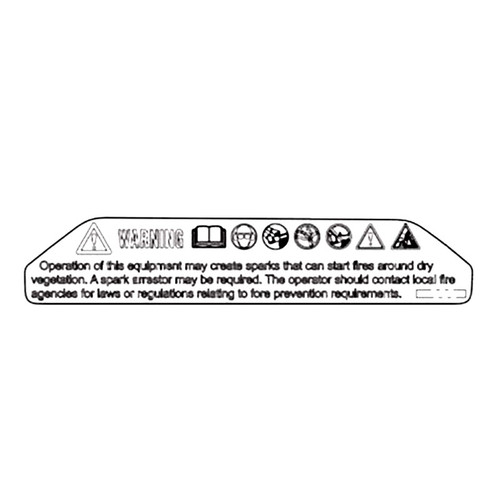 Decal Warning, T540Xp Mark3! i gruppen hos GPLSHOP (5360309-01)