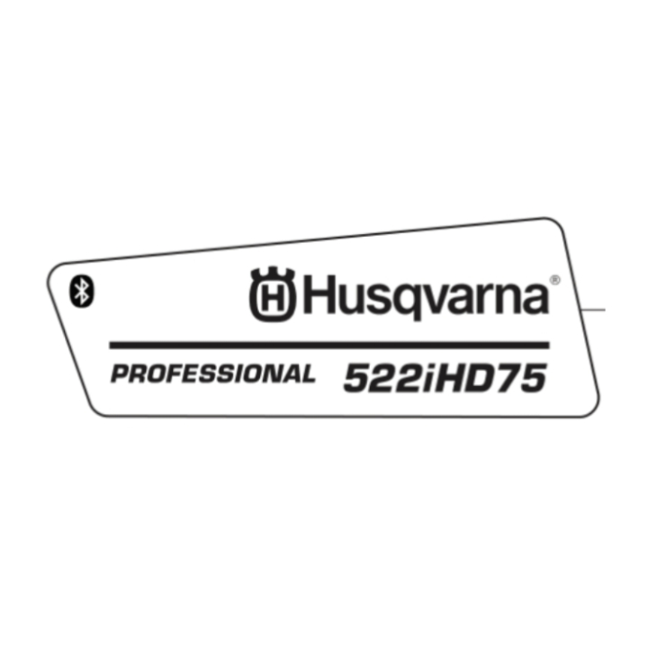 Decal Product Left 522Ihd75 Wi i gruppen Reservdelar Husqvarna 522iHD75 hos GPLSHOP (5362913-02)