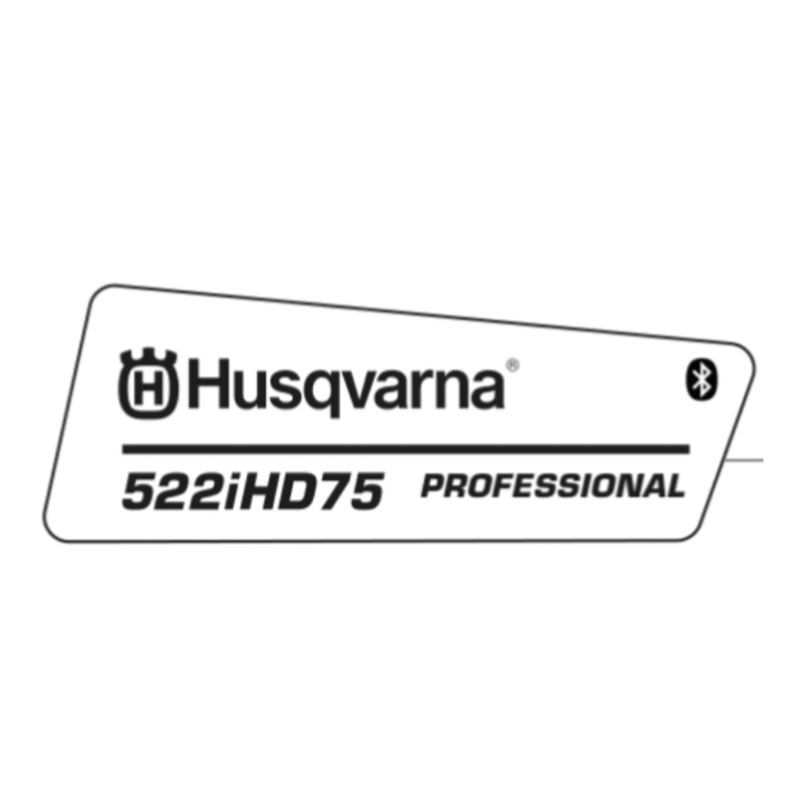 Decal Product Right 522Ihd75 W i gruppen Reservdelar Husqvarna 522iHD75 hos GPLSHOP (5362914-02)