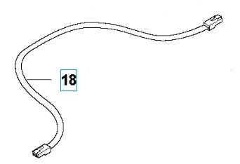 WIRING ASSY MODULAR JACK 8/8 R i gruppen Reservdelar Robotgräsklippare / Reservdelar Gardena Sileno Life / Gardena Sileno Life - 2023 hos GPLSHOP (5363561-01)