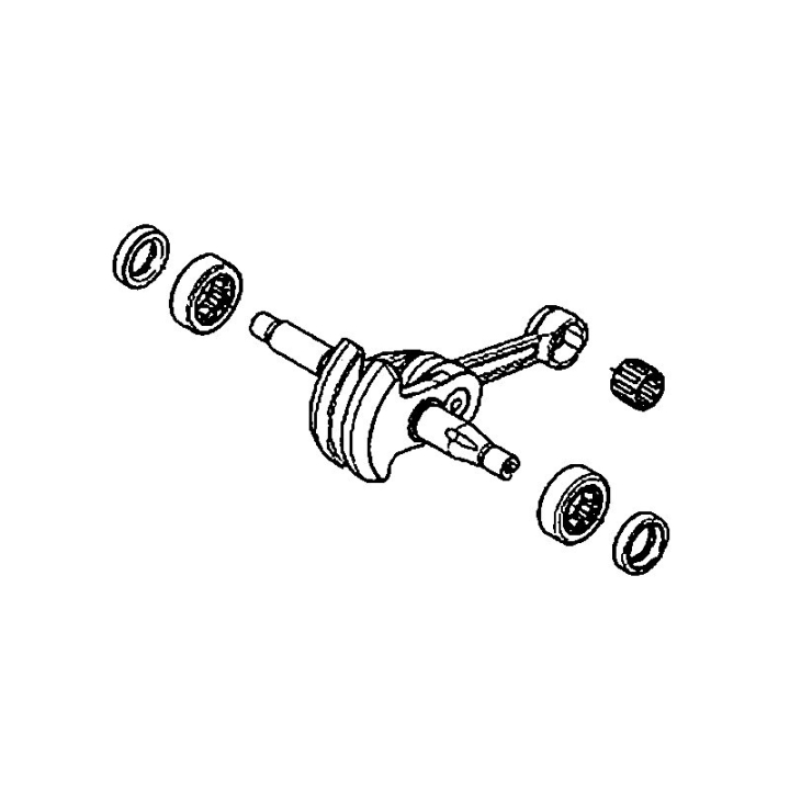 Crankshaft Kit 39Cc Spare Part i gruppen  hos GPLSHOP (5366628-01)
