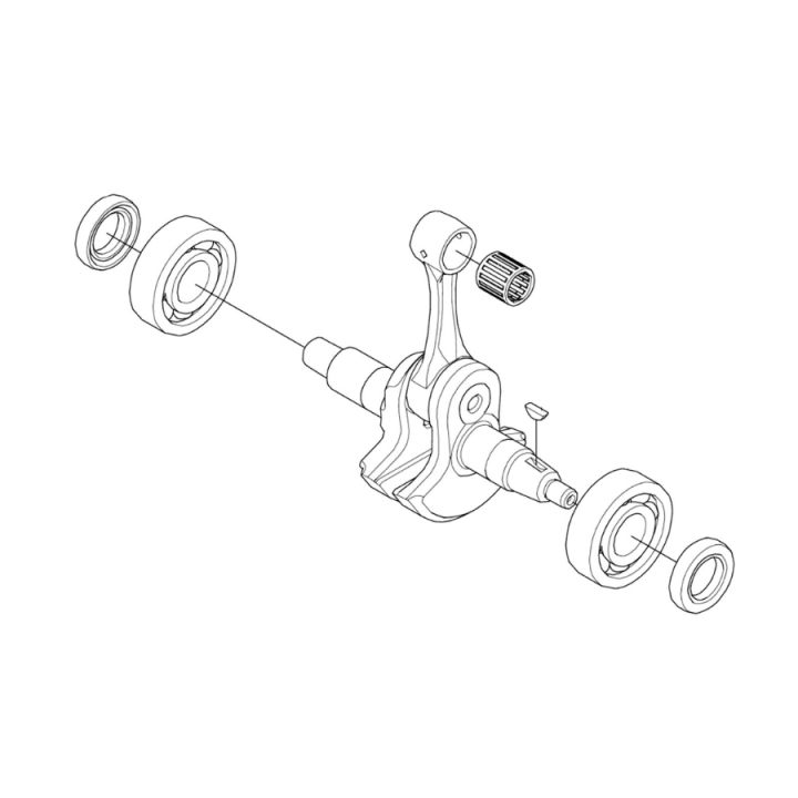 CRANKSHAFT KIT 590BTS/BFS i gruppen hos GPLSHOP (5376372-01)