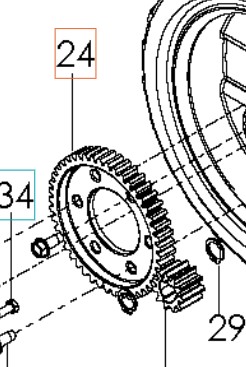 PINION GEAR, 11 TOOTH i gruppen Produktkyrkogård hos GPLSHOP (5391115-09)