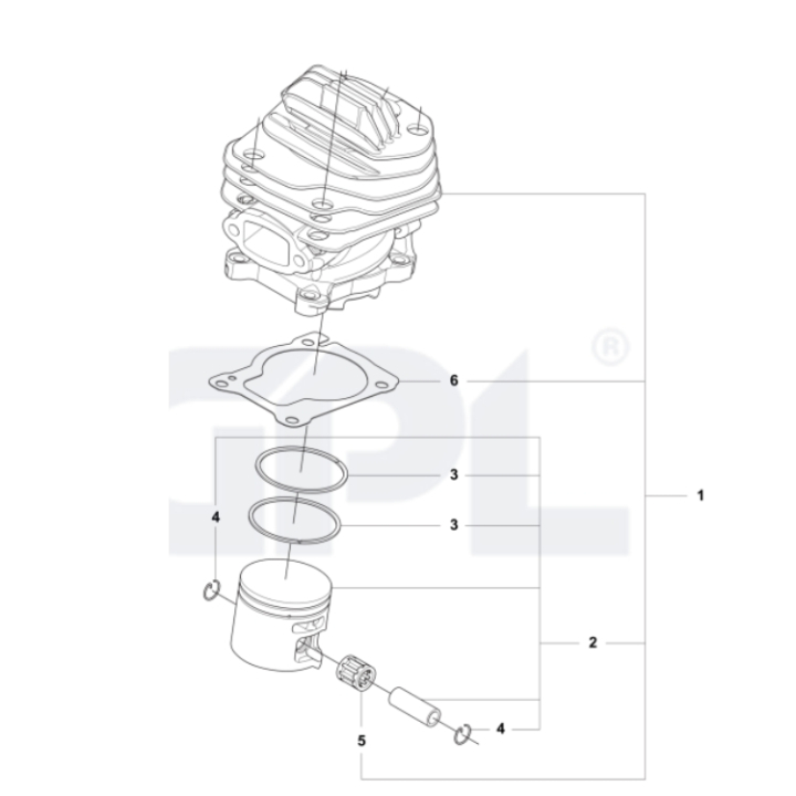 Cylinderkit 564XPG i gruppen  hos GPLSHOP (5400723-02)