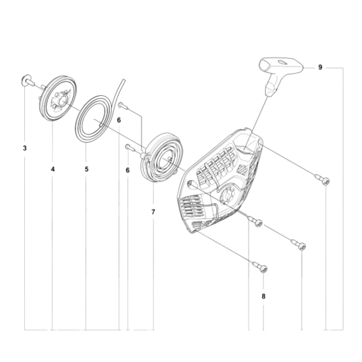 Startapparat Husqvarna 564XP i gruppen hos GPLSHOP (5402235-01)