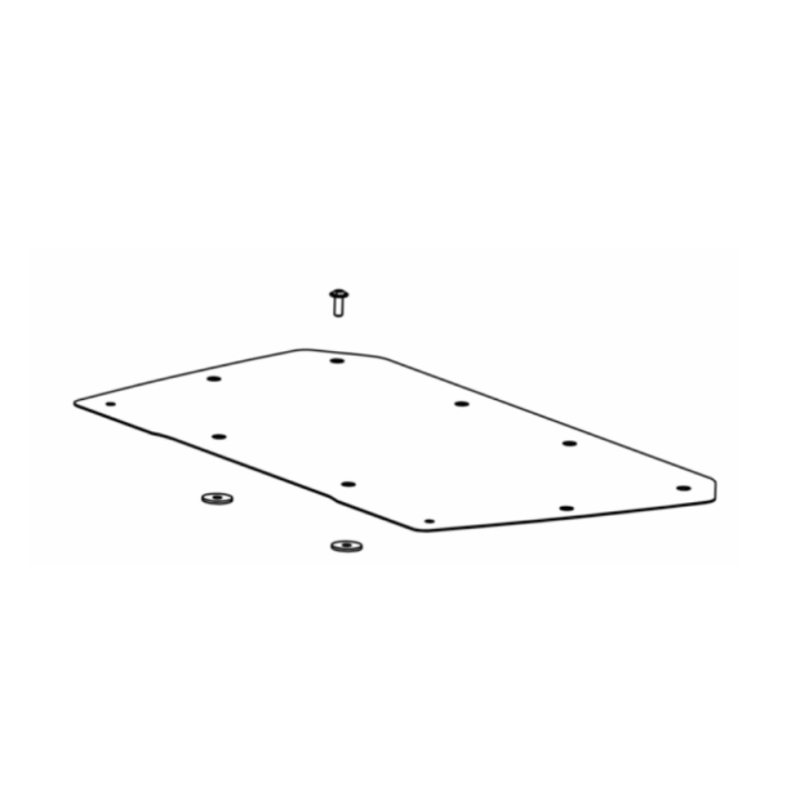Plate kit top cover a 100 i gruppen Reservdelar Damm- & Slamutrustning hos GPLSHOP (5402300-01)