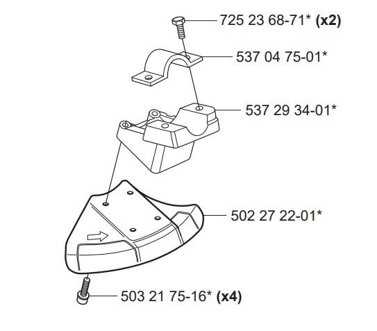 Saw Blade Guard Kit 5440442-10 i gruppen hos GPLSHOP (5440442-10)