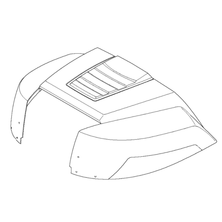 Motorkåpa Kpl i gruppen hos GPLSHOP (5442450-02)