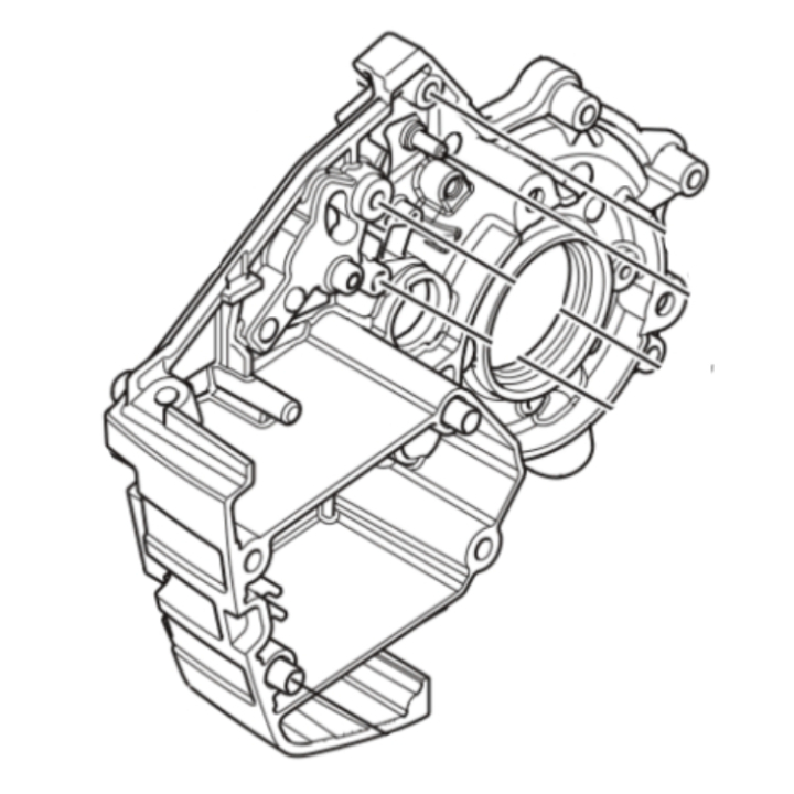 CHASSIS ASSY 550IXP i gruppen  hos GPLSHOP (5460346-01)