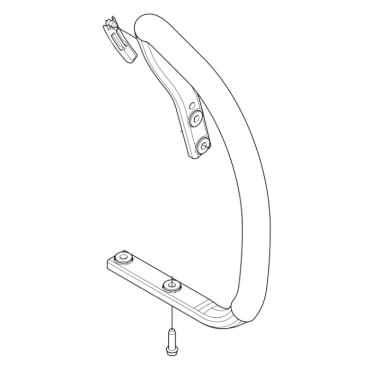 FRONT HANDLE ASSY 550IXPG i gruppen  hos GPLSHOP (5460597-02)