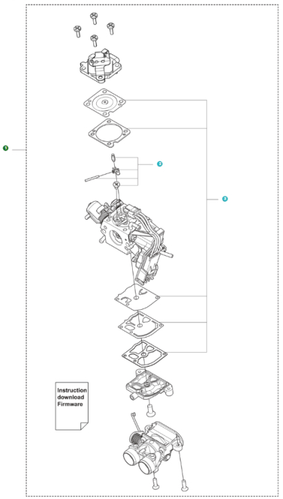 CARBURETTOR KIT 560/562MKII i gruppen hos GPLSHOP (5461482-01)