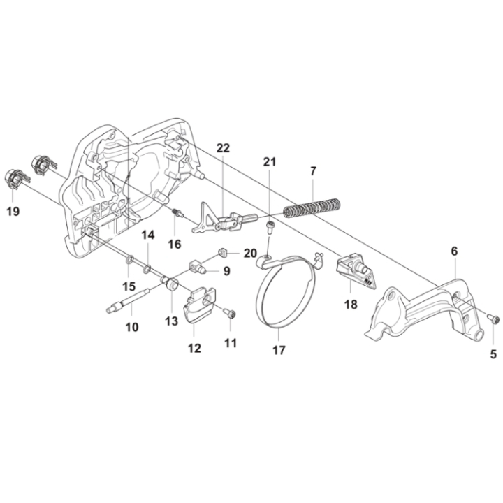 Kopplingskåpa Husqvarna 550i XP i gruppen  hos GPLSHOP (5461559-01)