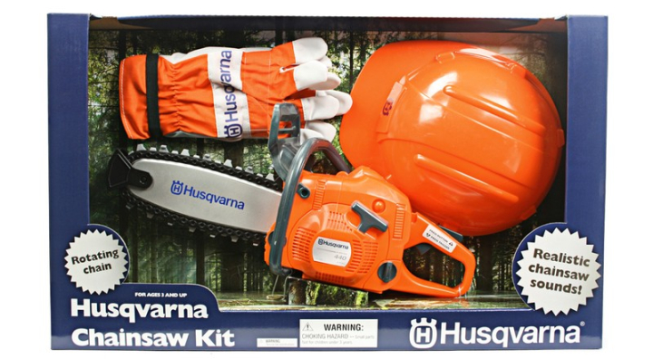 Husqvarna Skogskit för barn - motorsåg, hjälm, handskar i gruppen Husqvarna Skog & Trädgårdsprodukter / Husqvarna Leksaker hos GPLSHOP (5462766-01)