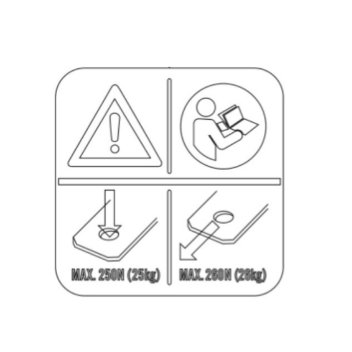DECAL TOWING 260N i gruppen Reservdelar Husqvarna Rider 418 TSX AWD hos GPLSHOP (5462840-04)
