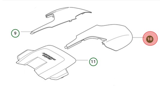 COVER TOP - RIGHT ORANGE i gruppen  hos GPLSHOP (5472741-01)